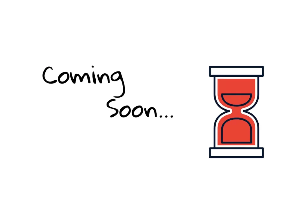 coming soon hour glass we are coming soon hour glass red hour glass white background 4721933